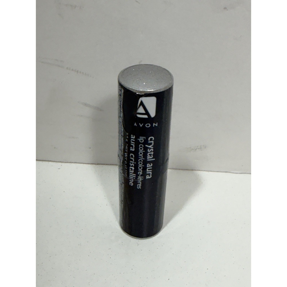Avon Crystal Aura Lipstick - Crystal Platinum 2006 Rare Discontinued NEW Sealed